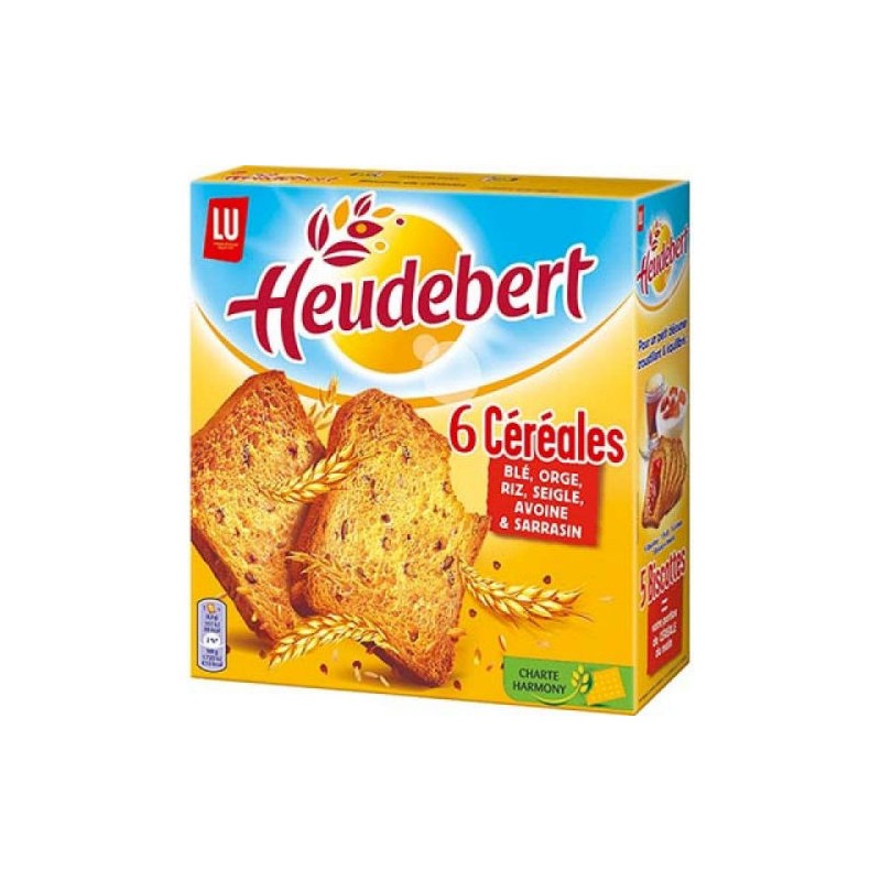 HEUDEBERT Céréacol biscottes fibres d'avoine sachets fraîcheur 2x17  biscottes 280g pas cher 