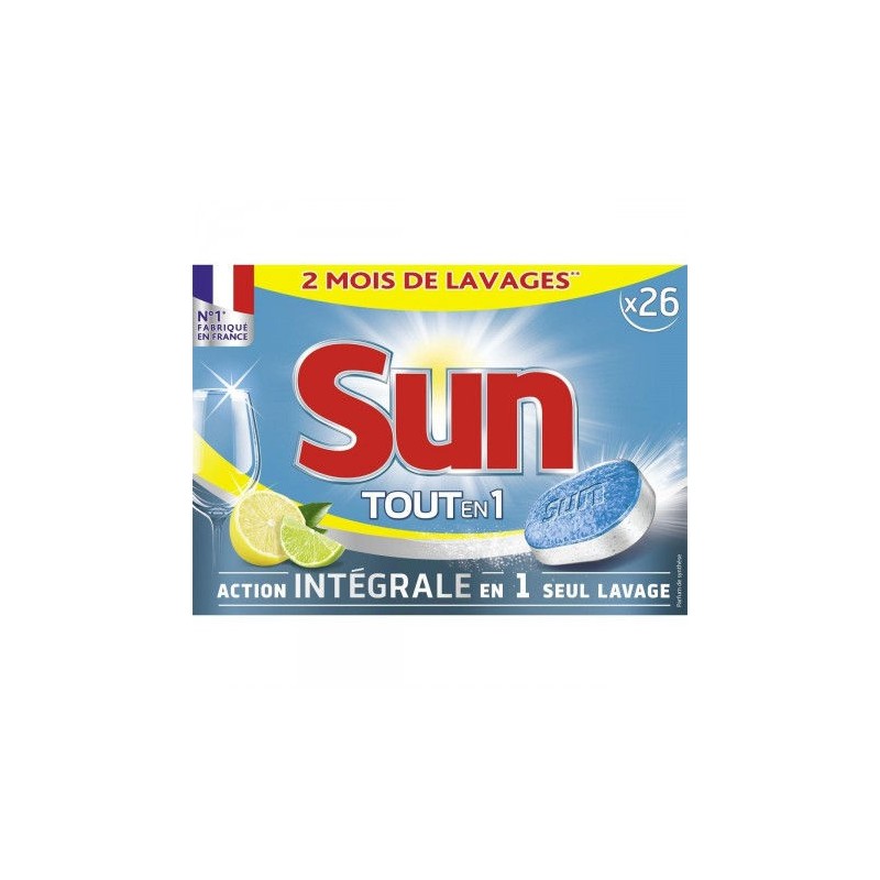 Tablette Lave-Vaisselle Hygiène Tout En 1 SUN