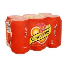 SCHWEPPES AGRUMES CAN 6X33CL