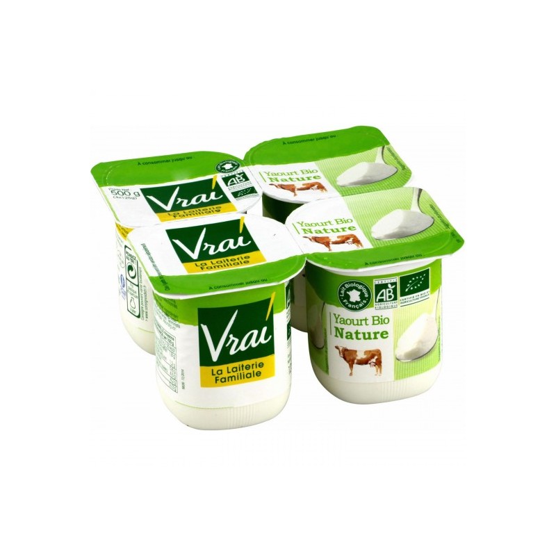 Yaourt nature - 4 x 125 g - DELISSE