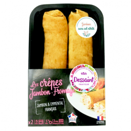 CREPES JAMBON FROMAGE X2...