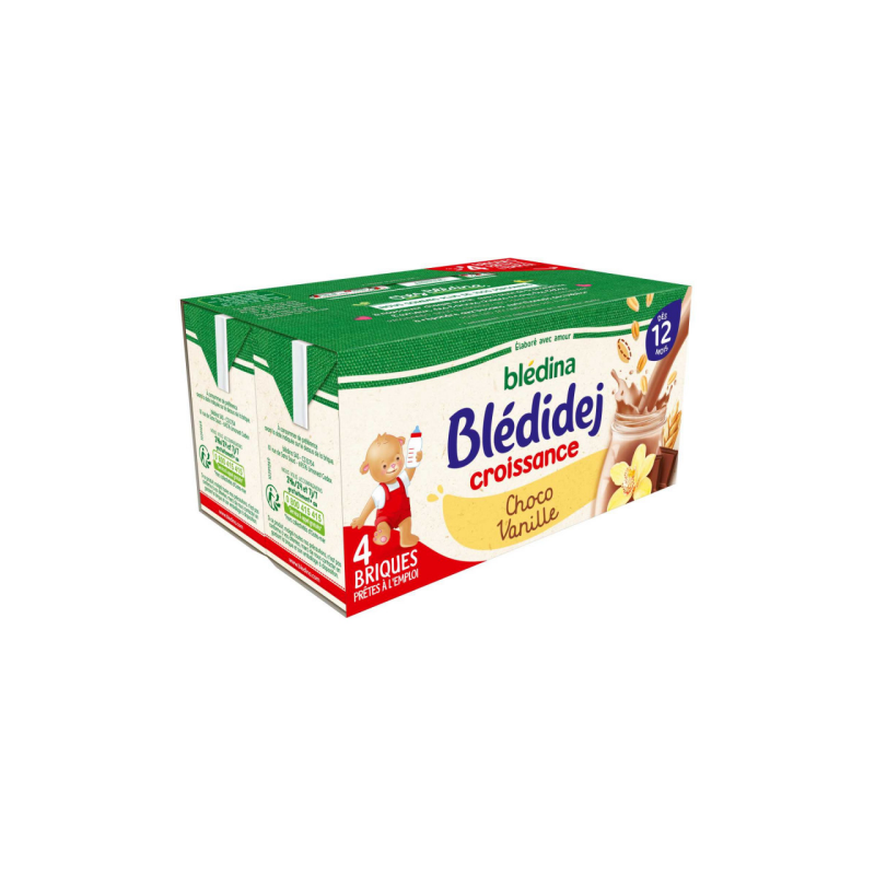 Blédina - Blédine Céréales croissance saveur Choco Biscuit Bébé Dès 12 mois