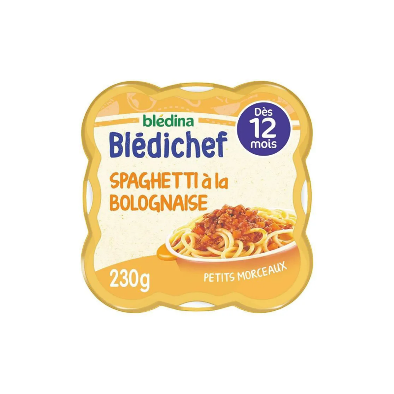 BLEDINA Blédichef Petits Spaghetti et crème de Légumes - Plat bébé
