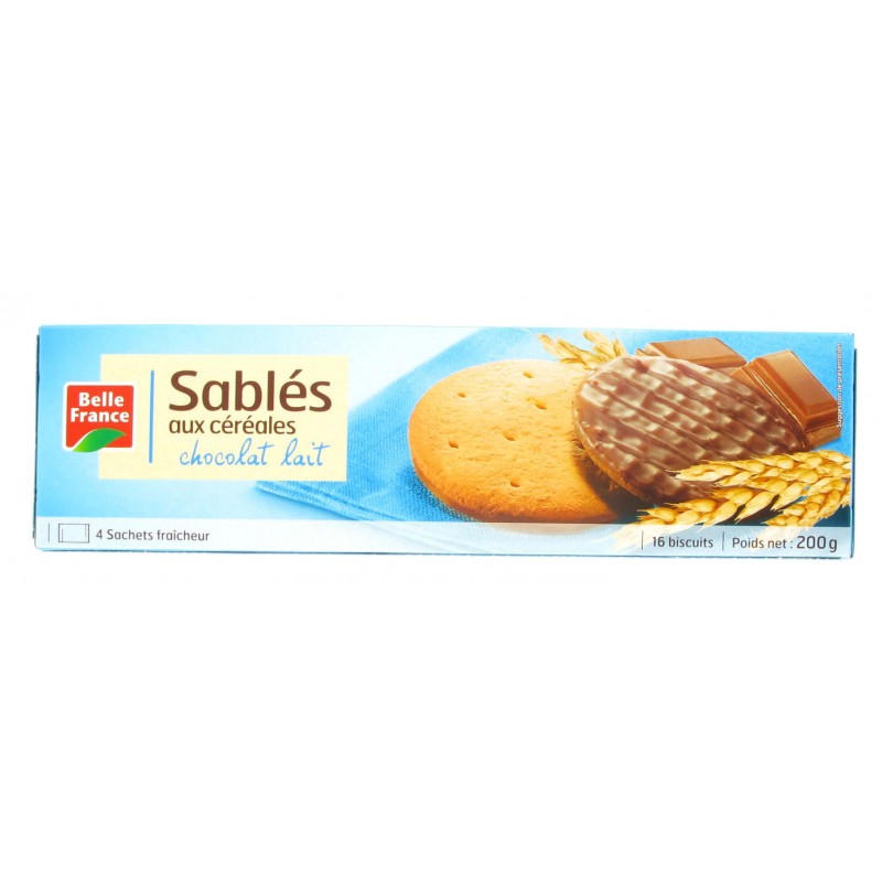 Sablé et chocolat au lait - Les biscuits de Mr Laurent