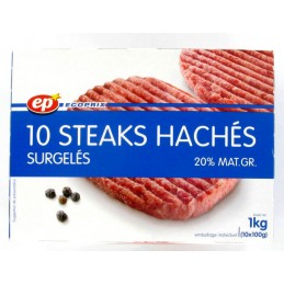 STEAKS HACHES X10 20%MG...